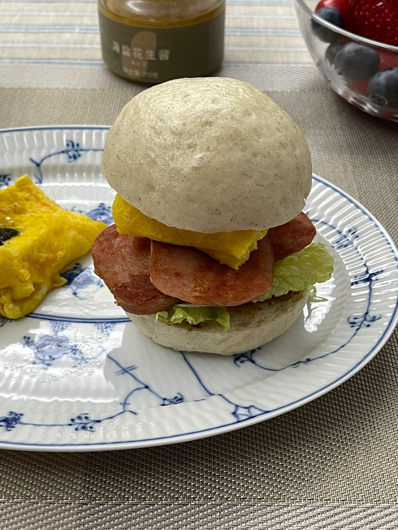 美食拍照分享打卡做饭( 自制汉堡)-喵神素材库